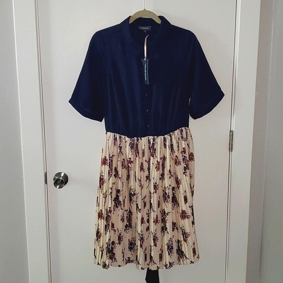 NWT Modcloth Adored Duet Floral A-Line Dress Size 1X - Picture 10 of 10